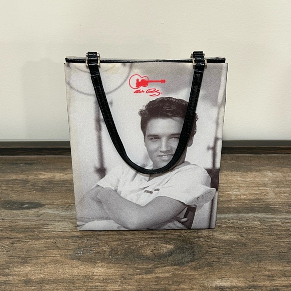 NWT Elvis Presley Crossbody /Hand /Tote Bag by Ashley M Magnetic Snap Closure - Picture 6 of 11